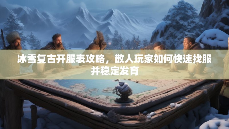 冰雪复古开服表攻略，散人玩家如何快速找服并稳定发育