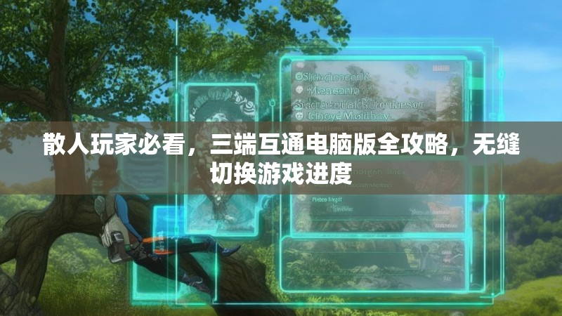 散人玩家必看，三端互通电脑版全攻略，无缝切换游戏进度